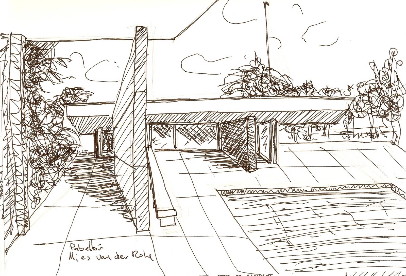 Pabellon Ilustracion Calacatta Studio