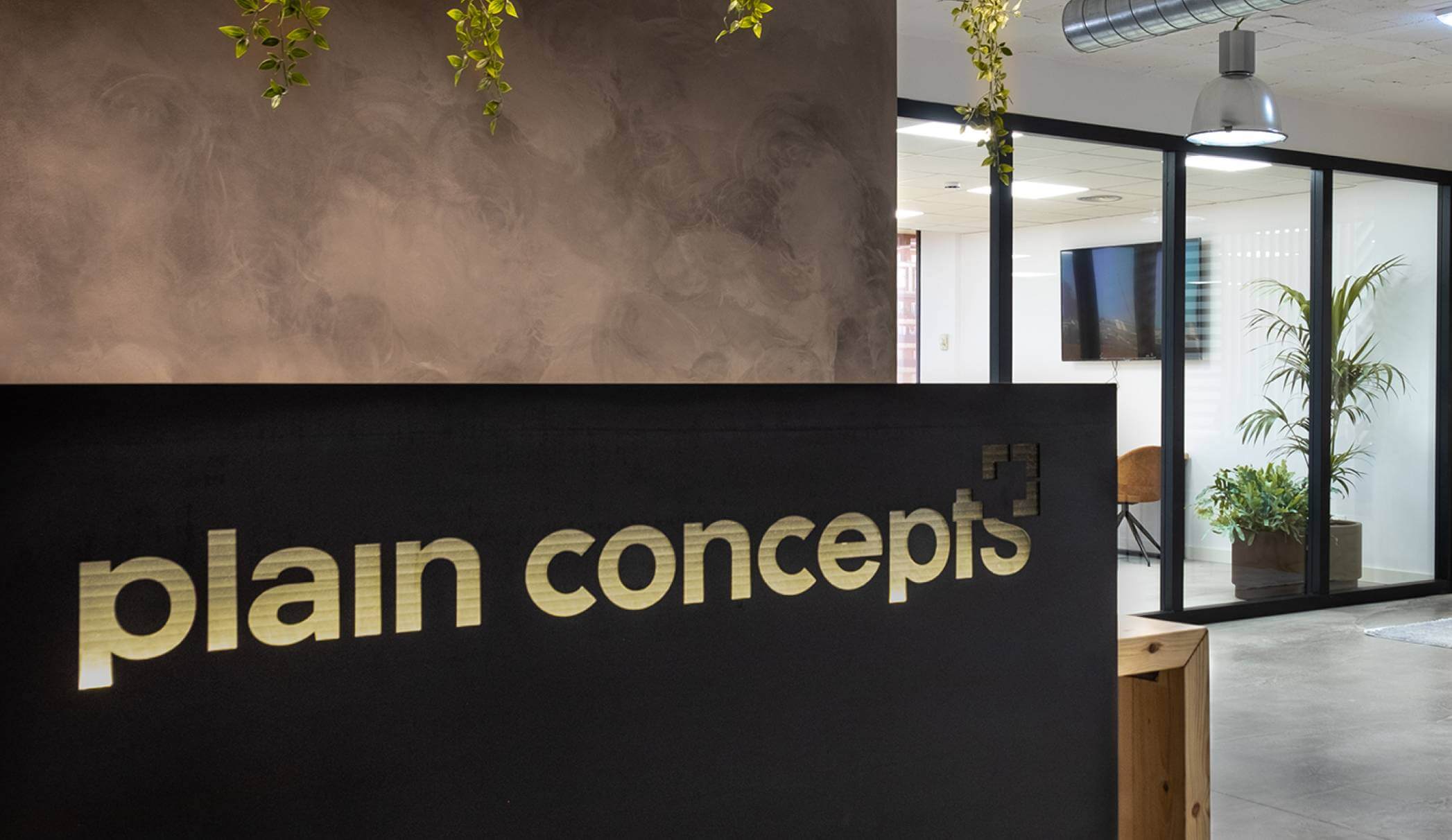 Plain Concepts — A renovation that represents the identity of the technological company.